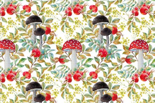 Dekostoff - Herbstwald