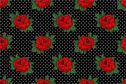 Satin Rockabilly - Classic Roses