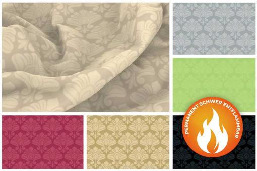 Blackout perm. scher entflammbar - Barock Garten Klassik