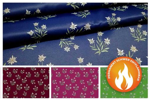 Blackout perm. schwer entflammbar - Berg-Edelweiß