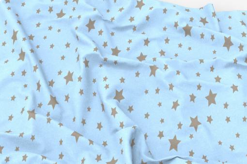 Frottee-Fleece - Sterne - Night Colours