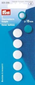 5 überziehbare Knöpfe 15mm