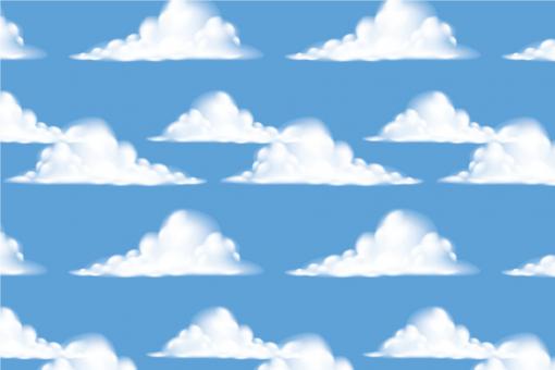 Outdoorstoff - Schönwetter-Wolken