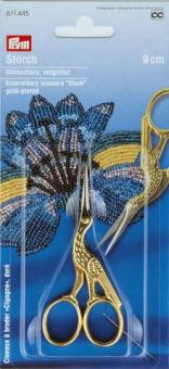 Stickschere 9cm Storch