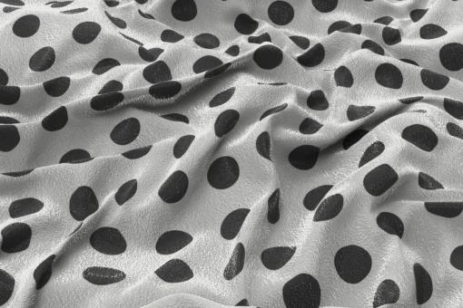 Fleece-Stoff - Große Tupfen