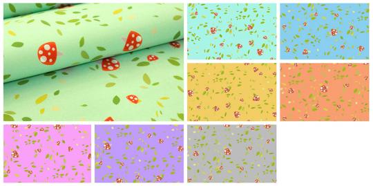 Nano-Softshell - Fliegenpilz Allover