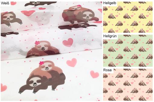 Voile - Schmuse-Faultier