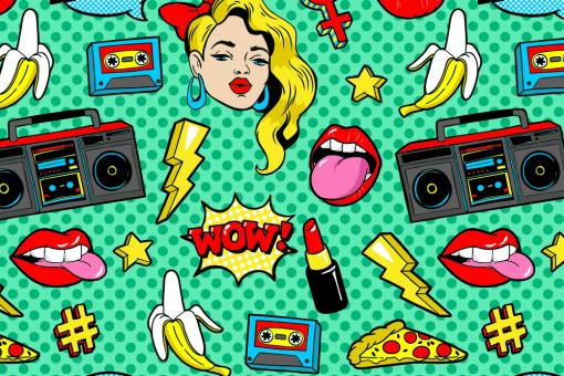 Dekostoff - Pop-Art-Comic