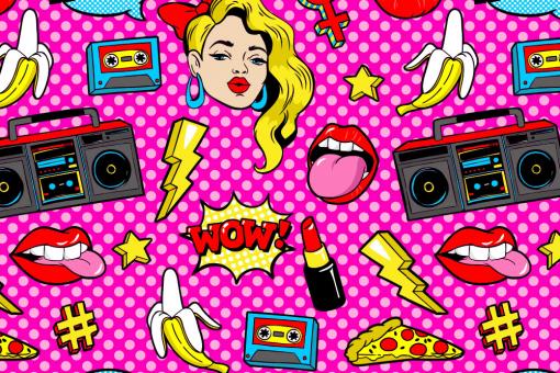 Dekostoff - Pop-Art-Comic