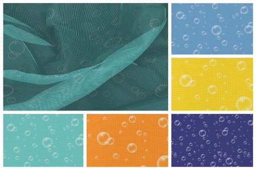 Moskitonetz-Stoff - Luftblasen