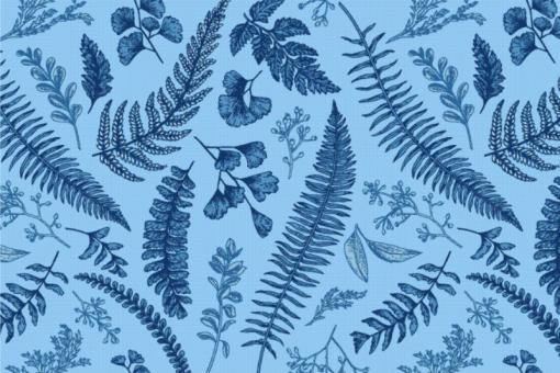 Moskitonetz Meterware -Vintage-Farn