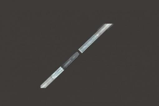 Raffrollotechnik Stab + Verbinder - transparent