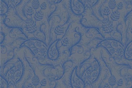 Wärmevorhang - Barock - Florales-Motiv