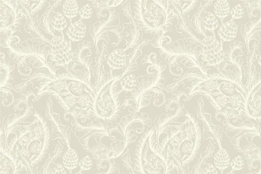 Wärmevorhang - Barock - Florales-Motiv