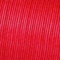 Baumwollkordel gewachst -  - ø 1 mm -  - rot
