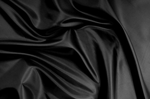 Dekorations-Taft - permanent B1  - 300 cm breit - Schwarz - 1,0 Meter