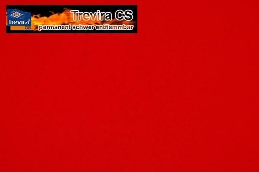 Trevira CS - 160 cm breit - permanent schwer entflammbar - Rot - 2,0 Meter