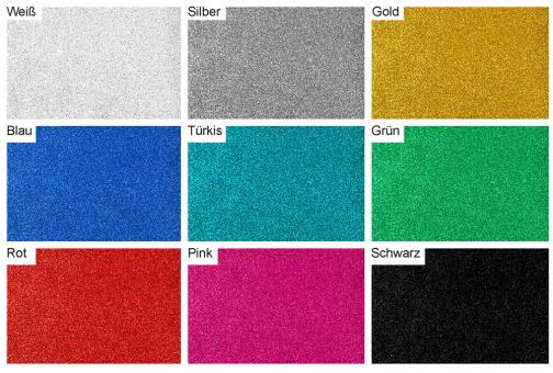 Moosgummi Glitzer - Meterware