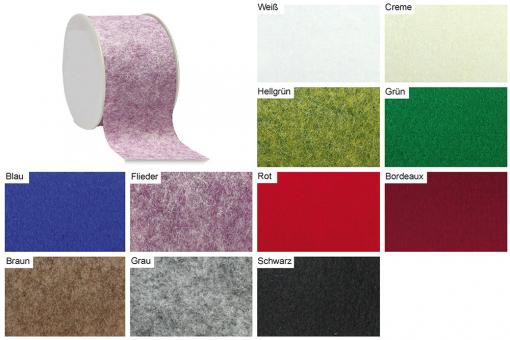 Filzband 1 mm - 11,2 cm - 10-Meter-Rolle