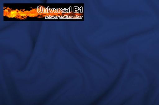 Universal Stoff B1 - 280 cm - schwer entflammbar - Royal - 3,0 Meter