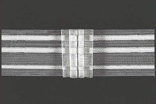 Gardinenband 3er-Falte -  2,5-fache Stoffmenge - 50 mm - transparent