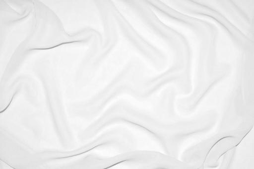 Chiffon-Stoff - Weiß