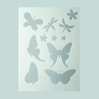 Stencils - Schmetterlinge / 11-teilig - DIN A 5 -  -