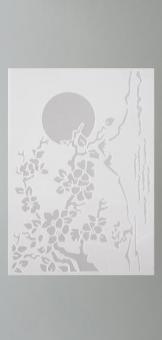 Stencils - Kirschblüte / 1-teilig - DIN A 4 -  -