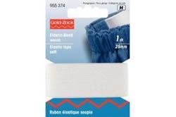 Elastic-Band 25mm weiß - 1m