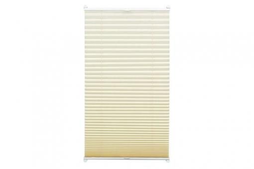 EASYFIX Thermo-Plissee - 2 Bedienschienen - 90 x 130 cm - Elfenbein