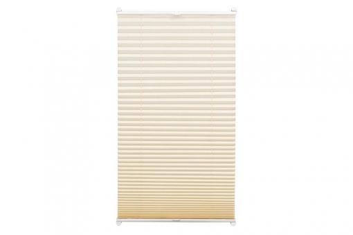 EASYFIX Plissee - 2 Bedienschienen - 90 x 130 cm - Creme