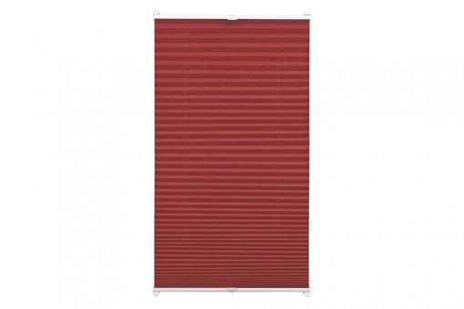 EASYFIX Plissee - 2 Bedienschienen - 80 x 130 cm - Bordeaux