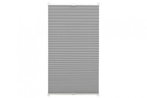 EASYFIX Plissee - 2 Bedienschienen - 80 x 130 cm - Schiefer