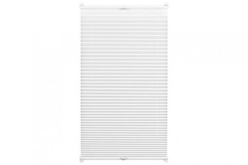 EASYFIX Plissee - 2 Bedienschienen - 80 x 130 cm - Weiß