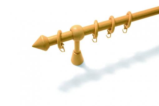 GARDINIA Holz-Stilgarnitur Mika - Ø 23 mm - 120 cm - Buche