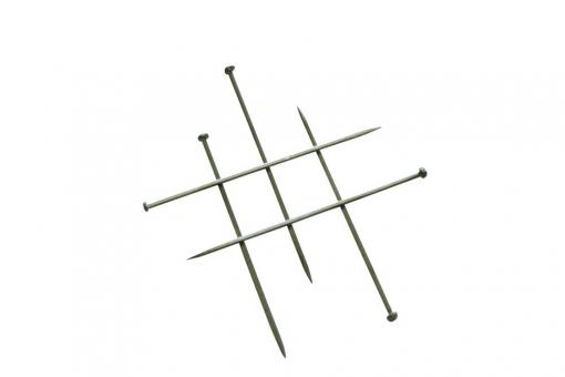 GARDINIA Metall-Stecknadeln - rostfrei - 300 Stck.
