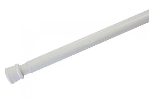 GARDINIA Metall-Spannstange - Ø 23/26 mm - 80-130 cm - Weiß