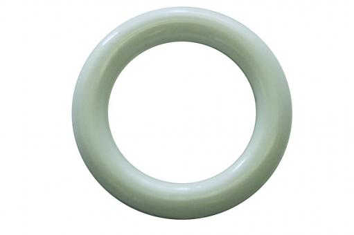 GARDINIA Kunststoff-Ringe für Vorhangschiene - 11 x 16 mm - Weiß
