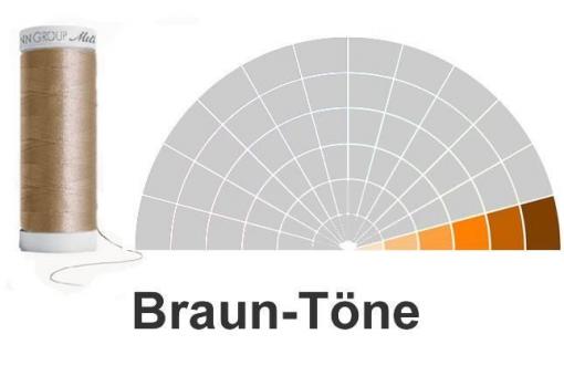 Nähgarn Amann Seralon - 200m Rolle - Brauntöne
