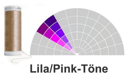 Nähgarn Amann Seralon - 200m Rolle - Lila/Pinktöne