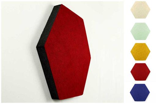 Akustikpaneel Blue Fiber - Hexagon 25