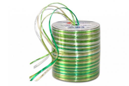 Bast-Geschenkband - glänzend - Multicolor - 2 mm, 50 m Rolle