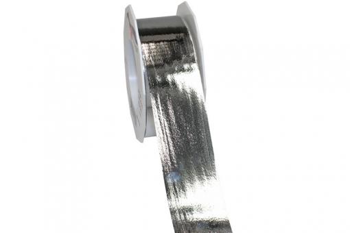 Metallicband - 40 mm -  25 m-Rolle - Silber