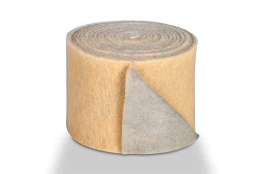 Wollfilz - 15 cm breit - 5/6 mm - 2 farbig - 5 Meter-Rolle