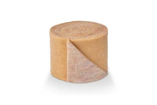 Wollfilz - 15 cm breit - 5/6 mm - 2 farbig - 5 Meter-Rolle