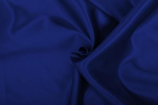 Bekleidungsstoff Satin - Seidentouch - Dunkelblau - 1,0 Meter