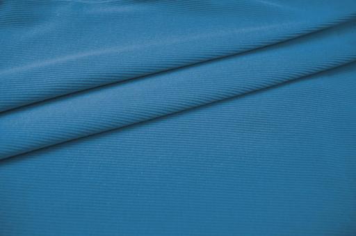 Strickbündchen-Schlauch -  feine Rippen Jeansblau
