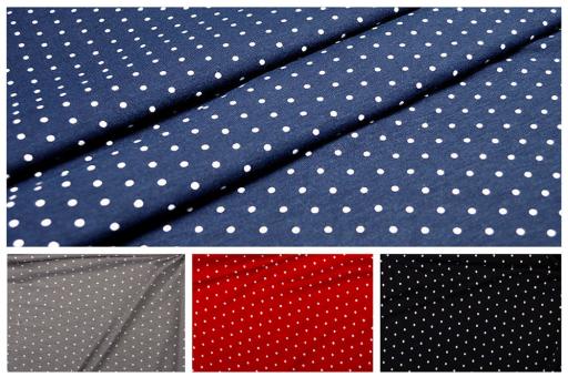 Jersey-Stoff - Kleine Punkte