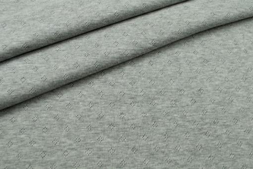Ajour-Muster Raute - Jersey - Uni