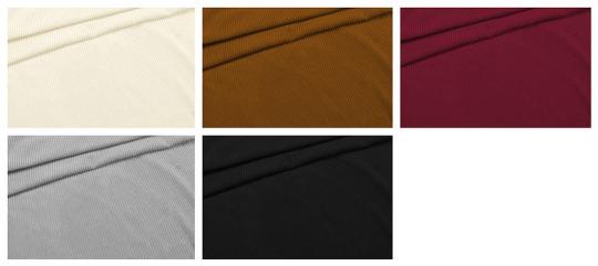 Baumwoll-Stretchcord - Uni